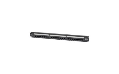 Tripp Lite Cat6 PoE Patch Panel 24-Port 110/Krone 568A/B RJ45 1URM TAA (N252-P24)