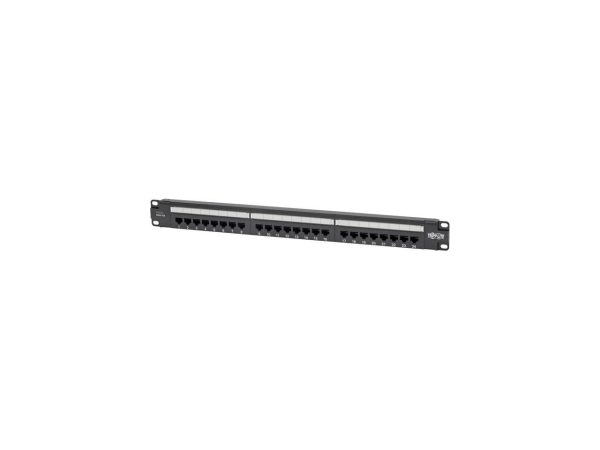 Tripp Lite Cat6 PoE Patch Panel 24-Port 110/Krone 568A/B RJ45 1URM TAA (N252-P24)