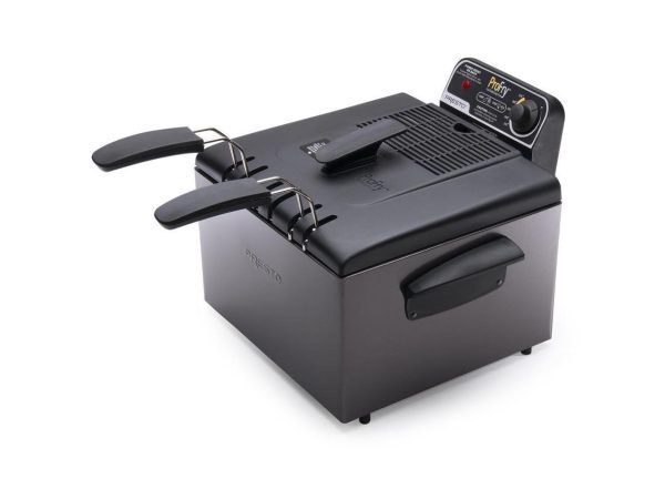PRESTO 05489 Pro Deep Fryer Blk Stainless