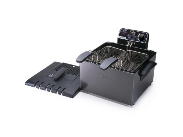 PRESTO 05489 Pro Deep Fryer Blk Stainless - Image 2