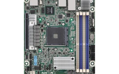 AsRock Rack B550D4ID-2L2T Deep mini-ITX Server Motherboard AMD Ryzen 5000 Series AM4 (PGA 1331) B550 Dual 1GbE+10GbE