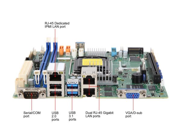 SUPERMICRO MBD-X11SCL-IF-O Mini ITX Server Motherboard LGA 1151 Intel C242 - Image 5