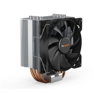 be quiet! Pure Rock 2 CPU Air Cooler | 150W TDP | LGA 1700 1200 2066 1150 1151 1155 2011(-3) Square ILM Compatible | Intel and AMD 4/5 CPU Cooler | Silver/Black | BK006