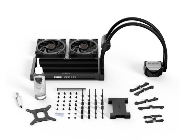 be quiet! PURE LOOP 2 FX 240mm AIO CPU Water Cooler | High Performance AIO | 2 Light Wings 120mm PWM high-speed fans | ARGB Hub | Refillable Port | BW013 - Image 4