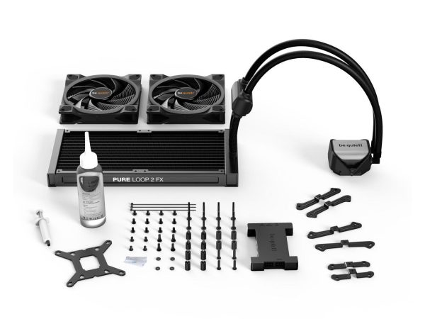 be quiet! PURE LOOP 2 FX 280mm AIO CPU Water Cooler | High Performance AIO | 2 Light Wings 140mm PWM high-speed fans | ARGB Hub | Refillable Port | BW014 - Image 5
