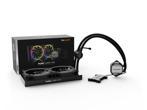 be quiet! PURE LOOP 2 FX 280mm AIO CPU Water Cooler | High Performance AIO | 2 Light Wings 140mm PWM high-speed fans | ARGB Hub | Refillable Port | BW014 - Image 4