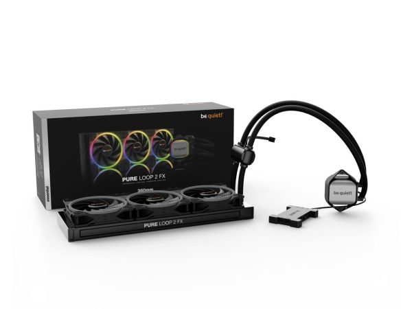 be quiet! PURE LOOP 2 FX 360mm AIO CPU Water Cooler | High Performance AIO | 3 Light Wings 120mm PWM high-speed fans | ARGB Hub | Refillable Port | BW015 - Image 4