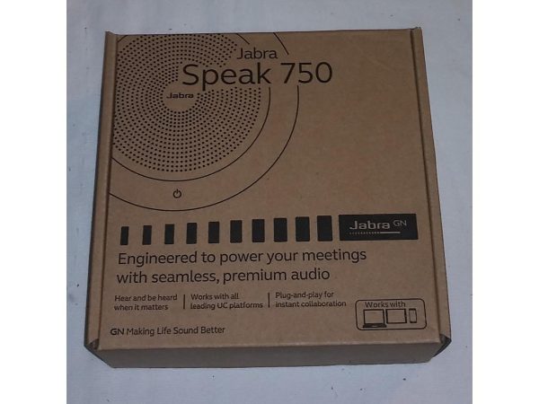 Jabra Speak 750 UC Wireless Bluetooth Speaker for Softphones and Mobile Phones - Easy to Set Up - Lightweight, Portable Conference Call Speaker with Premium Audio, Ideal for Remote Collaboration - Image 2