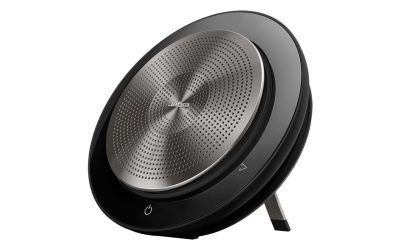 Jabra Speak 750 UC Wireless Bluetooth Speaker for Softphones and Mobile Phones – Easy to Set Up – Lightweight, Portable Conference Call Speaker with Premium Audio, Ideal for Remote Collaboration