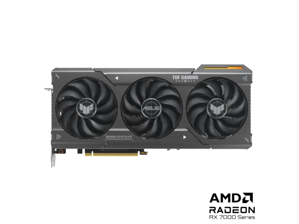 ASUS TUF Gaming Radeon RX 7600 XT OC Edition 16GB GDDR6 Graphics Card (AMD RDNA 3, PCIe 4.0, HDMI 2.1, DisplayPort 2.1, Axial-tech Fan Design, Auto-extreme Technology) TUF-RX7600XT-O16G-GAMING - Image 2