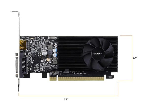 GIGABYTE GeForce GT 1030 2GB DDR4 Low Profile Video Card GV-N1030D4-2GL - Image 4