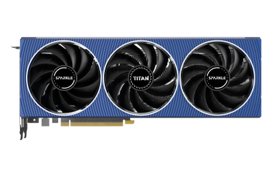 SPARKLE Intel Arc A750 TITAN OC Edition, 8GB GDDR6, ThermalSync, TORN Cooling, Axial Fan, Metal Backplate, SA750T-8GOC