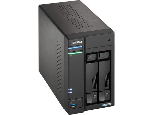 Asustor Lockerstor 2 Gen2 AS6702T - 2 Bay NAS, Quad-Core 2.0 GHz CPU, 4X M.2 NVMe Slots (PCIe 3.0), Dual 2.5GbE, 4GB DDR4 RAM, Network Attached Storage (Diskless) - Image 3