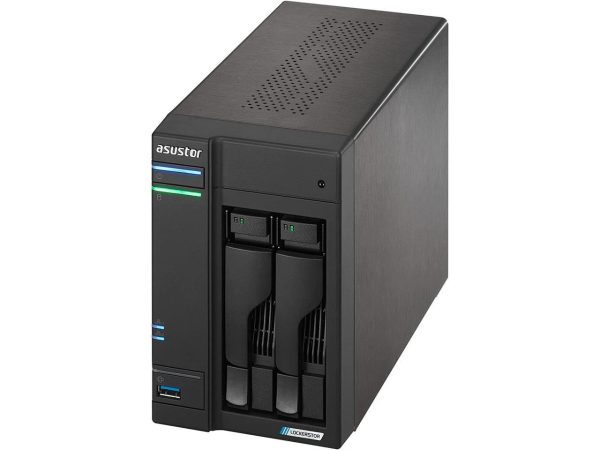 Asustor Lockerstor 2 Gen2 AS6702T - 2 Bay NAS, Quad-Core 2.0 GHz CPU, 4X M.2 NVMe Slots (PCIe 3.0), Dual 2.5GbE, 4GB DDR4 RAM, Network Attached Storage (Diskless) - Image 4