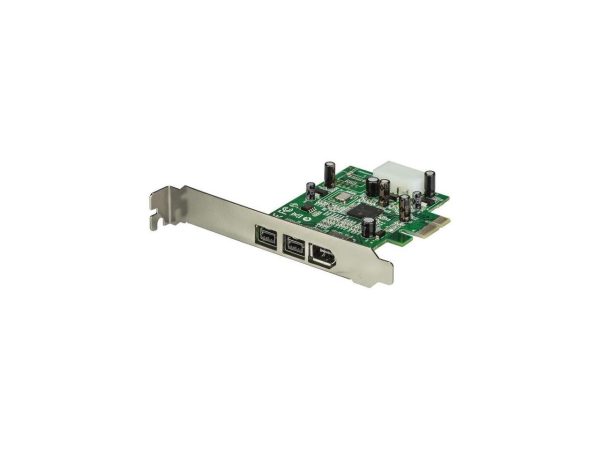 StarTech 3 Port 2b 1a PCI Express 1394 FireWire Adapter Card - Image 2