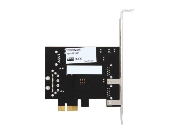 StarTech.com 2 Port PCI Express (PCIe) SuperSpeed USB 3.0 Card Adapter with UASP - LP4 Power Model PEXUSB3S25 - Image 4