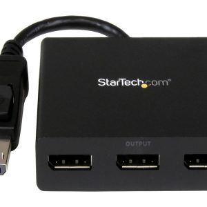 StarTech.com MSTDP123DP DisplayPort to DisplayPort Multi-Monitor Splitter - 3-Port MST Hub