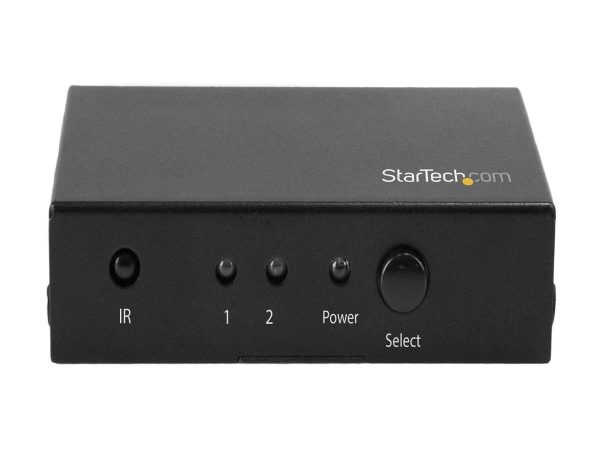 StarTech VS221HD20 2-Port HDMI Switch - 4K 60Hz - Supports HDCP - IR - HDMI Selector - HDMI Multiport Video Switcher - HDMI Switcher - Image 2