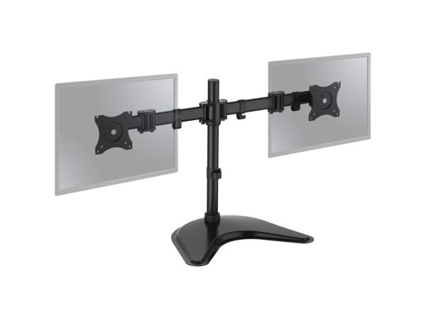 Siig Articulated Freestanding Dual Monitor Desk Stand - 13"-27" - Image 3
