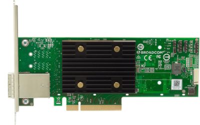 BROADCOM 05-50075-01 PCI-Express 4.0 x8 PCI-Express HBA 9500-8e Tri-Mode Storage Adapter