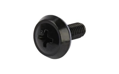StarTech.com CABSCREW1032 10-32 Server Rack Screws and Nuts – 50 Pack Rack Mount Hardware – For Square Hole Server Racks – Black (CABSCREW1032)
