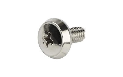 StarTech.com CABSCRWS1224 12-24 Server Rack Screws – 50 pack – Nickel-Plated