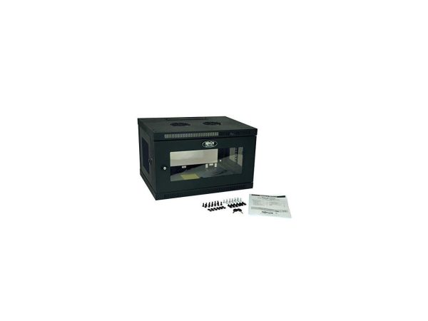 Tripp Lite 6U Wall-Mount Rack Enclosure Cabinet with Clear Acrylic Window, Switch-Depth (SRW6UG) - Image 3