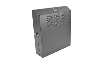 Tripp Lite SmartRack 4U Low-Profile Vertical-Mount Switch-Depth Wall-Mount Rack Enclosure Cabinet