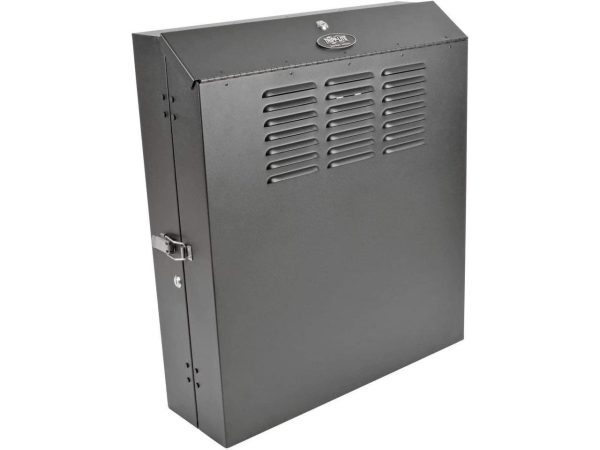 Tripp Lite SmartRack 4U Low-Profile Vertical-Mount Switch-Depth Wall-Mount Rack Enclosure Cabinet - Image 3