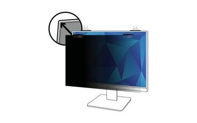 3M Privacy Screen Filter Black – For 23″ Widescreen LCD Monitor – 16:9 – Scratch Resistant, Fingerprint Resistant – Anti-glare