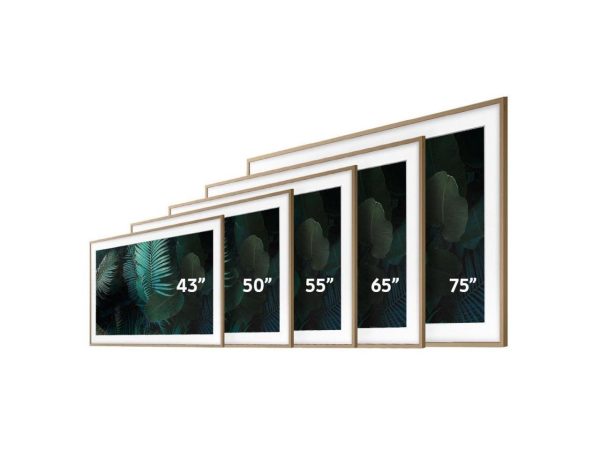 Samsung 2021 50" The Frame Customizable Bezel Modern Teak VGSCFA50TKBZA - Image 5