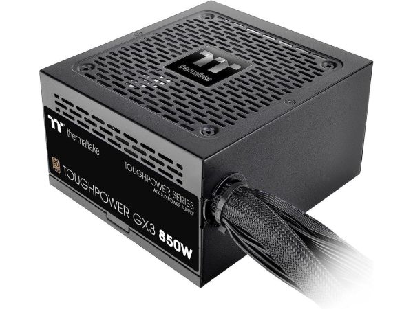 Thermaltake Toughpower GX3 850W 80Plus Gold SLI/Crossfire Ready ATX 3.0 Power Supply; PCIe5 12VHPWR Connector included; PS-TP