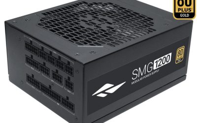 Rosewill SMG Series, SMG1200, 1200W Fully Modular Power Supply, 80 PLUS GOLD Certified, Low Noise Fluid Dynamic Bearing Fan with Auto Speed Control, Japanese Capacitors, Black