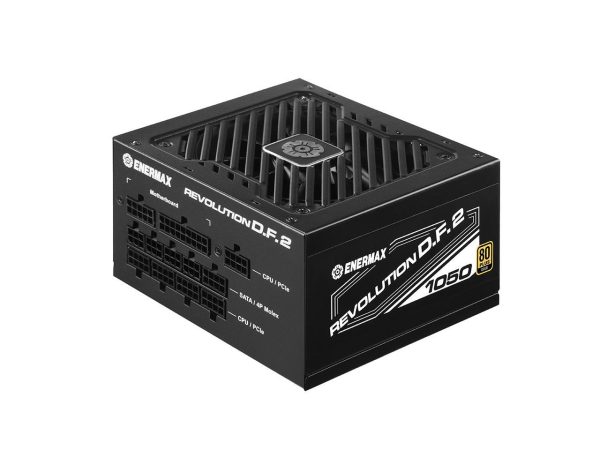 ENERMAX REVOLUTION D.F. 2 1050W Full Modular, 80 Plus Gold, ATX 3.0 & PCIe 5.0 Ready, 600W 12VHPWR Connector Included, Japanese Capacitors, Semi-Fanless , 140mm Size, ATX Power Supply - Image 3