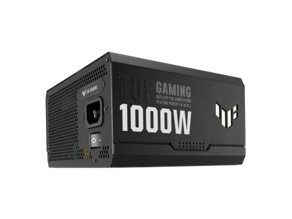 ASUS TUF Gaming 1000W Gold (1000 Watt, ATX 3.0 Compatible Fully Modular Power Supply, 80+ Gold Certified, Military-grade Components, Dual Ball Bearing, Axial-tech Fan, PCB Coating)