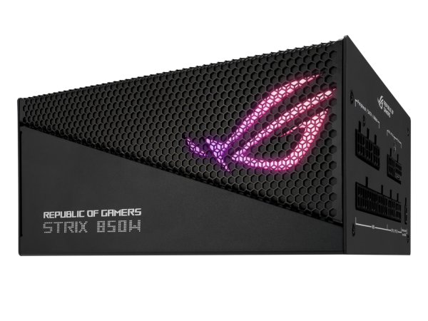 ASUS ROG Strix 850W Gold Aura Edition (Fully Modular Power Supply, 80+ Gold Certified, ATX 3.0, Cybenetics Lambda A++ Certification, PCIe Gen 5.0 Ready, Axial-tech Fan, Aura Sync) - Image 5