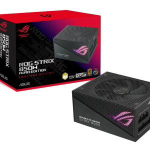 ASUS ROG Strix 850W Gold Aura Edition (Fully Modular Power Supply, 80+ Gold Certified, ATX 3.0, Cybenetics Lambda A++ Certification, PCIe Gen 5.0 Ready, Axial-tech Fan, Aura Sync)
