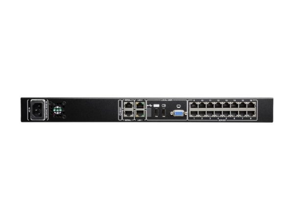 TRIPP LITE B072-016-1-IP 16-Port NetCommander 1U Rackmount Cat5 KVM over IP Switch - Image 4