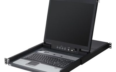 TRIPP LITE B020-U08-19-K NetDirector Console RM LCD KVM Switch with 8 Cables