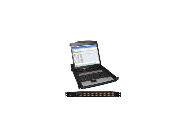 Tripp Lite 16-Port 1U Rack-Mount Console IP KVM Switch with 19 in. LCD (B020-U16-19-IP) - Image 4
