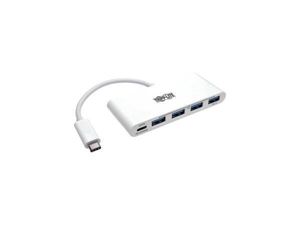 Tripp Lite U460-004-4A-C 4-Port USB 3.1 Gen 1 Portable Hub, USB-C to (x4) USB-A, with USB-C Charging Port - Image 5