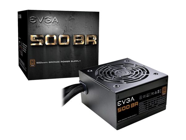 EVGA 500 BR 100-BR-0500-K1 500 W ATX12V / EPS12V SLI CrossFire 80 PLUS BRONZE Certified Non-Modular SLI CrossFire Power Supply