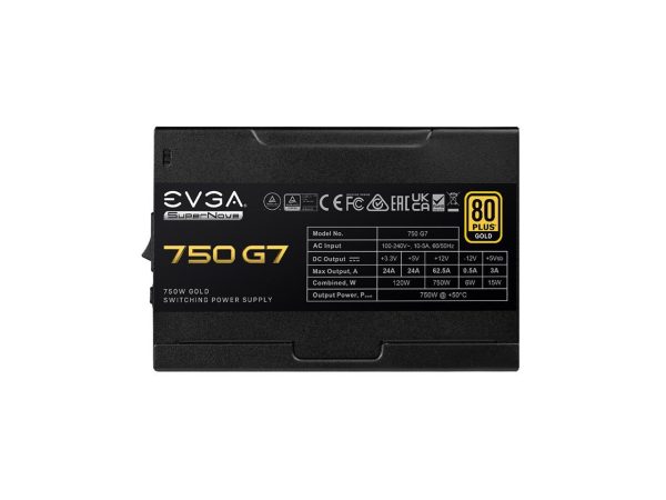 EVGA SuperNOVA 750 G7 220-G7-0750-X1 750 W ATX12V / EPS12V SLI CrossFire 80 PLUS GOLD Certified Full Modular Active PFC Power Supply - Image 4