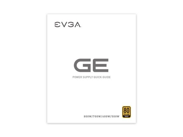 EVGA 600 GE, 80 Plus Gold 600W, Eco Mode, Power Supply 200-GE-0600-V1 - Image 2