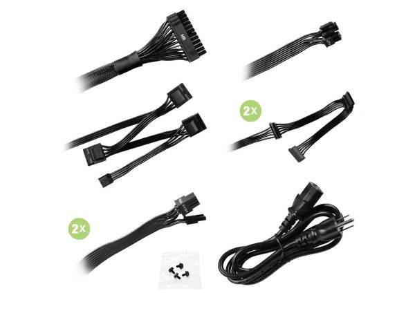 EVGA 600 GE, 80 Plus Gold 600W, Eco Mode, Power Supply 200-GE-0600-V1 - Image 3
