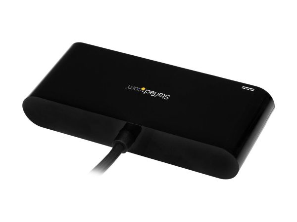 StarTech US1GC303APD USB C to Ethernet Adapter with 3-Port USB 3.0 Hub and Power Delivery - USB-C Gigabit Network Adapter USB Hub w/ 3 USB-A Ports - Image 3