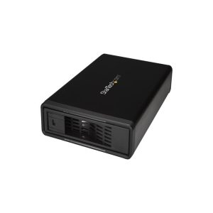 StarTech.com S351BMU33ET Steel, Aluminum and Plastic 3.5" Black 1 x SATA Data & Power Combo (7+15 pin) 1 x eSATA (7 pin, Data) Female
1 x USB Type-B (9 pin) USB 3.0 External Enclosure