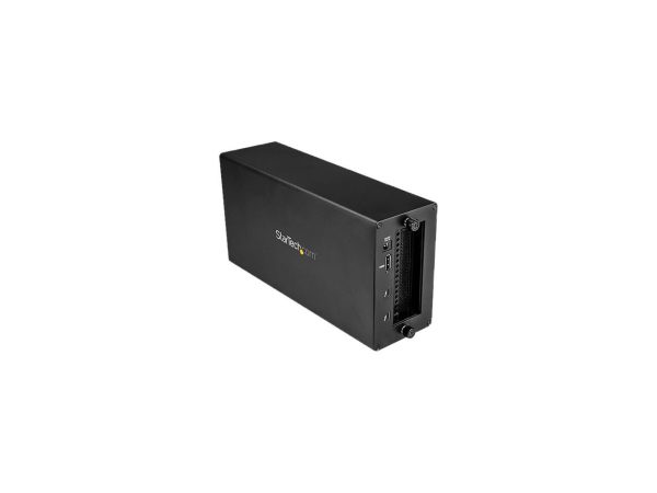 StarTech.com BNDTB1394B3 Aluminum / Steel Black 1 x LP4 (4 pin, Molex Large Drive Power) Male
1 x PCI Express x16 Female 1 x FireWire 400 (6 pin, IEEE 1394a) Female
2 x FireWire 800 (9 pin, IEEE 1394b) Female
2 x Thunderbolt 3 USB-C (24-pin - Image 4