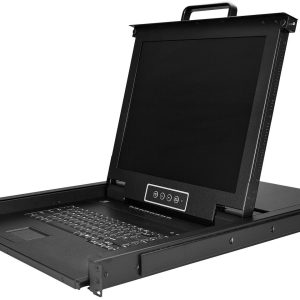 StarTech.com RKCONS1708K 8 Port Rackmount KVM Console - 17 Inch Display - 1U VGA KVM Console