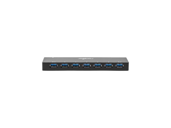 Rocstor 7-port USB Hub - USB 3.0 - External - 7 USB Port(s) - 7 USB 3.0 Port(s) 2 CHARGING PORTS - 2 X 1.5A